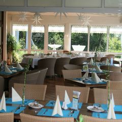 Inselhof Vineta Hochzeit Tafel dekoriert
